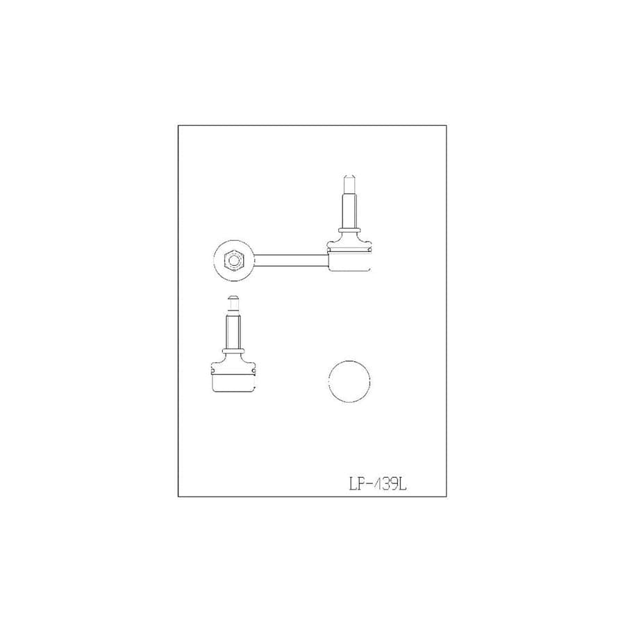 SuperPro LP439A SuperPro Sway Bar Link Assembl Assembly