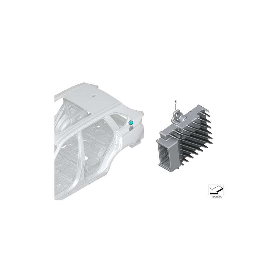 Genuine BMW 65128799259 F55 F56 Control Unit With Active Sound Design (Inc. JCW, Cooper S ALL4 & JCW ALL4)