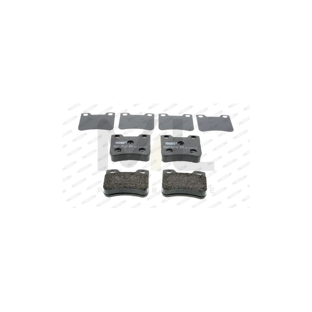 Ferodo Premier FDB1109 Brake Pad Set Not Prepared for Wear Indicator, Without Accessories