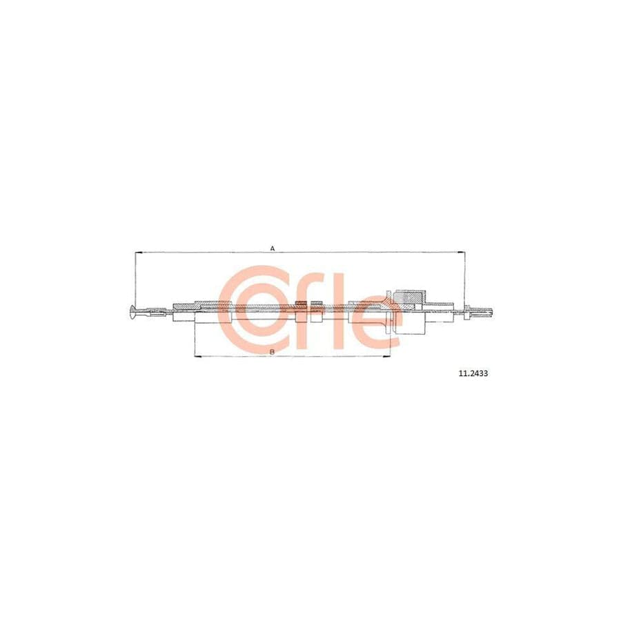 Cofle 11.2433 Clutch Cable