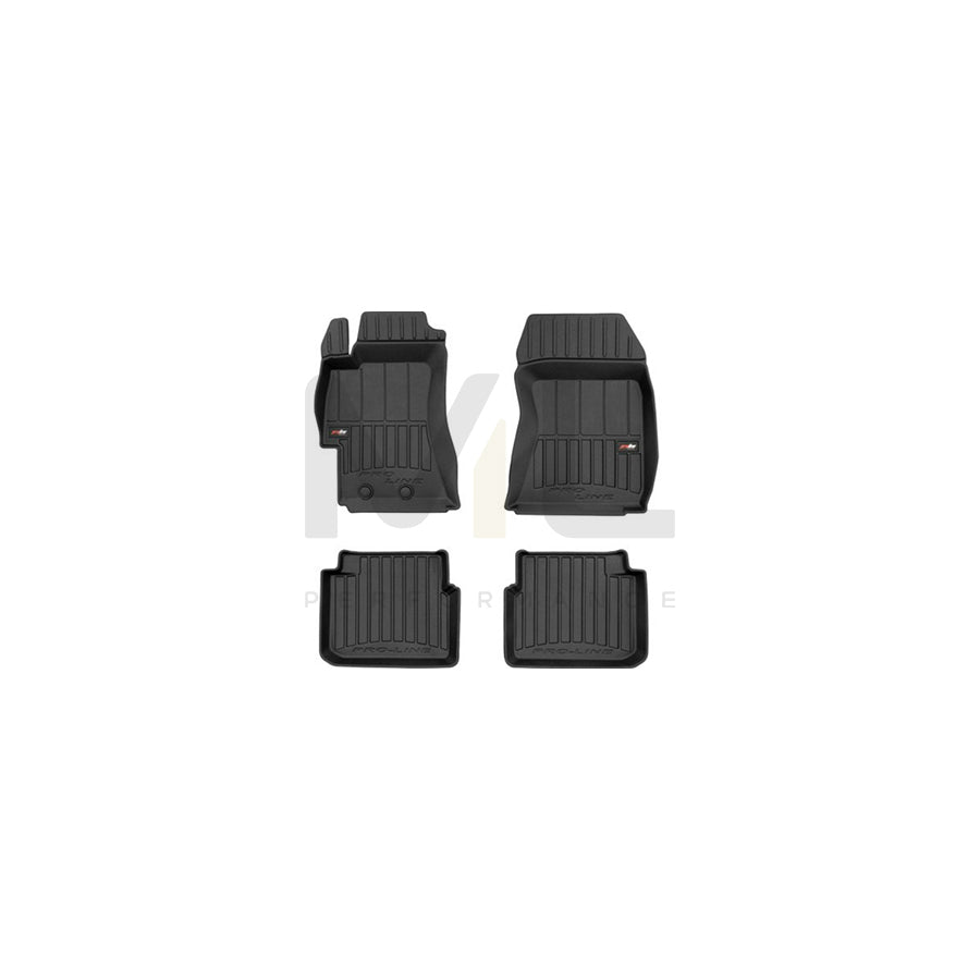 FROGUM Tailored, ProLine 3D426603 Floor mat set for SUBARU Impreza III Hatchback (GR, GH, G3) Elastomer, Front and Rear, Quantity: 4, Black, (LHD)