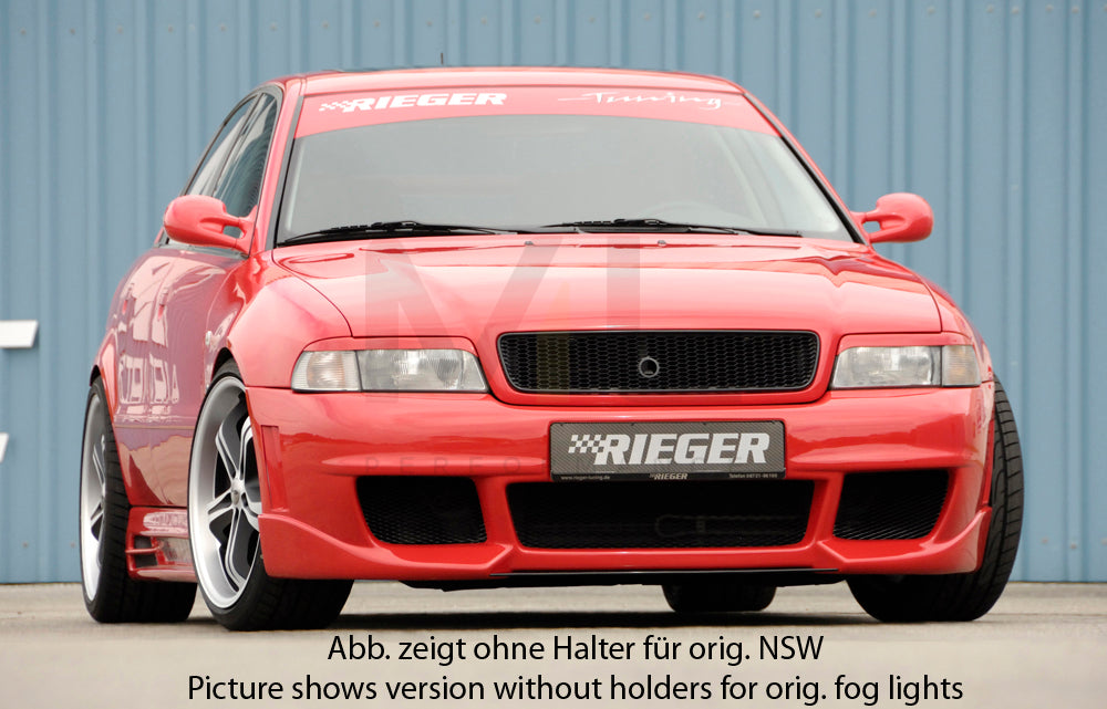 Rieger 00055073 Audi B5 A4 Front Bumper - RS4-Look 3 | ML Performance UK Car Parts