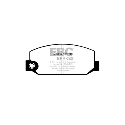 EBC DP319 Subaru 284/MV/Shifter Ultimax Front Brake Pads 2 | ML Performance UK Car Parts