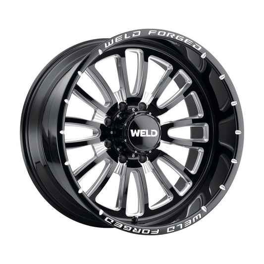 Weld W70904084BBA Vektor Xt Wheel 20x14 6x139.7 ET-76 BS4.5 Gloss Black & Contrast Cut