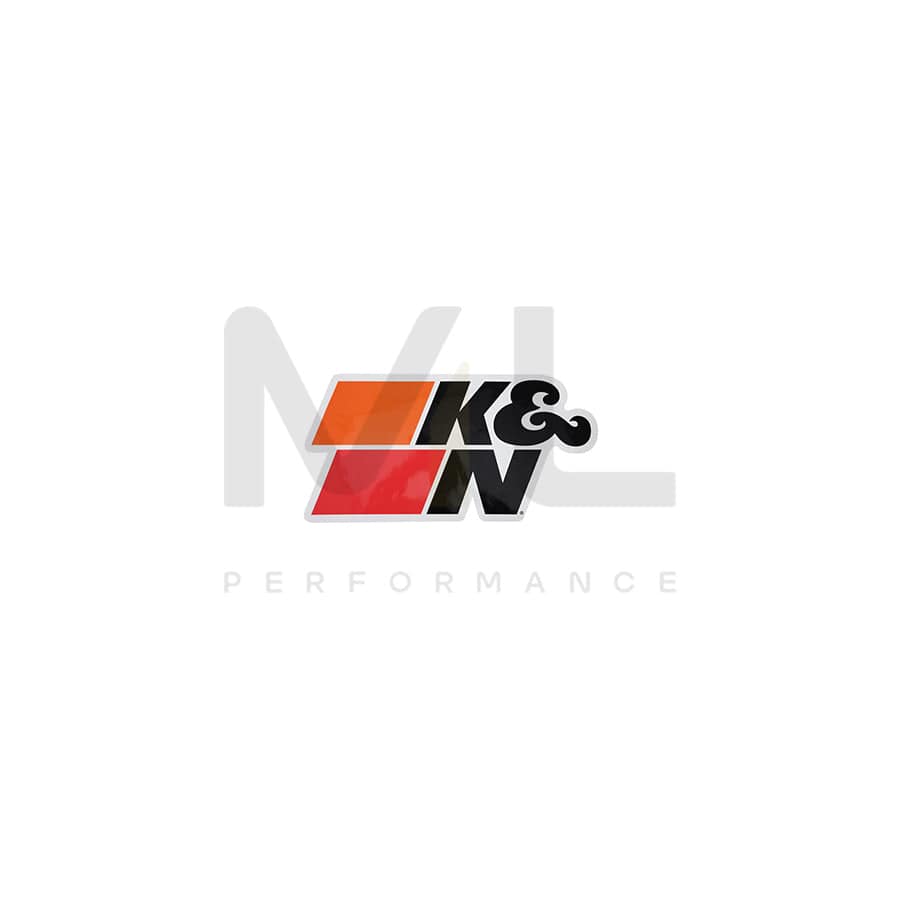 K&N 89-11692 Decal; Die Cut, 5-1/2 Inch X 2-31/32 Inch K&N Logo Black