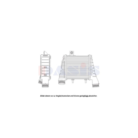 AKS Dasis 487034N Intercooler for Audi A8 D4 (4H2, 4H8, 4Hc, 4Hl)