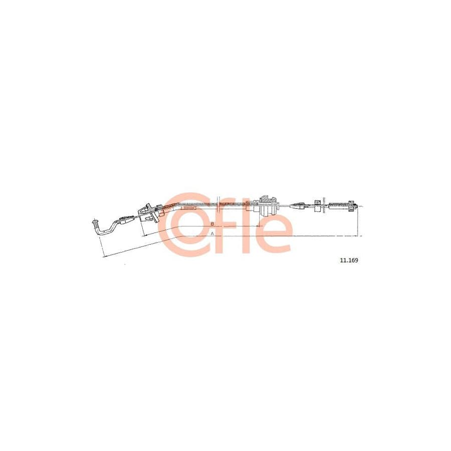 COFLE 11.169 Throttle Cable for BMW 3 Series
