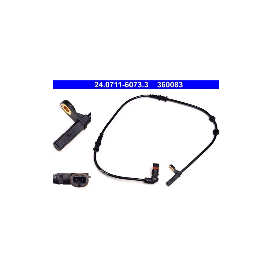 ATE 24.0711-6073.3 Abs Sensor Suitable for Mercedes-Benz C-Class