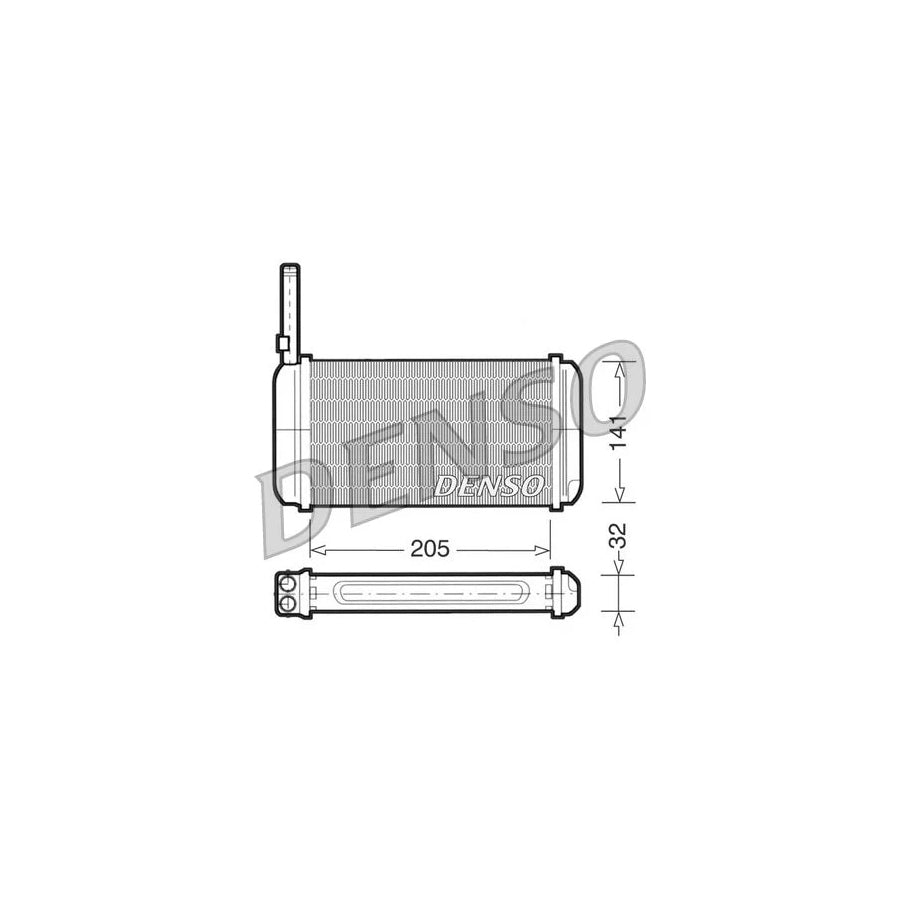 DENSO DRR10002 Heater Matrix for Ford Fiesta Mk3 Hatchback (Gfj)