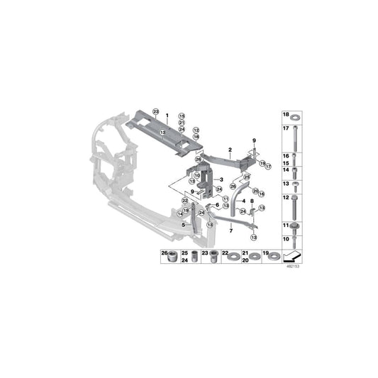 Genuine BMW 11127713808 RR11 Washer 8,5X18,3X2,5 (Inc. Phantom EWB, Phantom & M4 GT4)