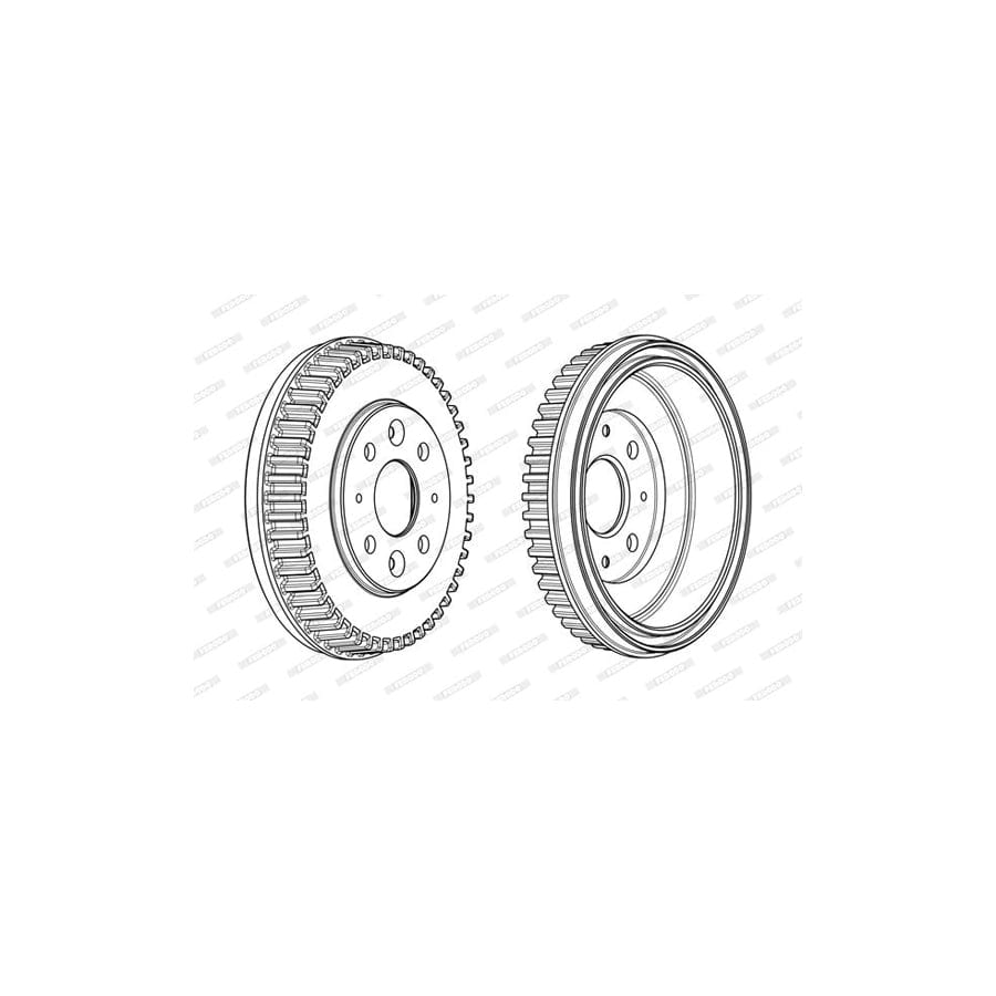 Ferodo FSL541 Brake Pad Set Fuse+ Technology, Not Prepared for Wear Indicator