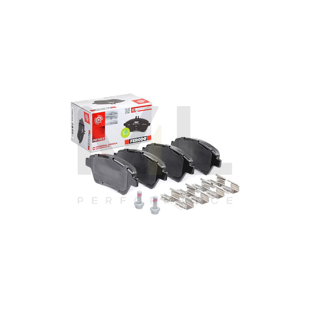 Ferodo Premier Eco Friction FDB1544 Brake Pad Set Not Prepared for Wear Indicator, With Accessories