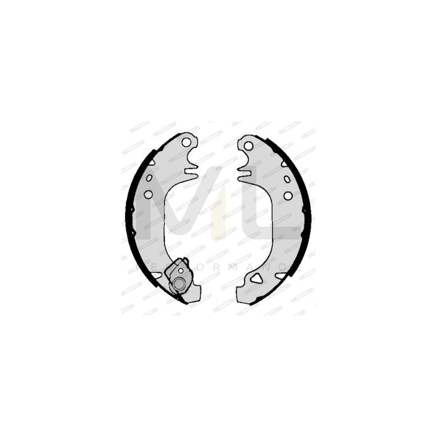 Ferodo Premier FSB293 Brake Shoe Set With Accessories
