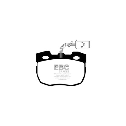 EBC PD13KF407 Land Rover Yellowstuff Front Brake Pad & GD Disc Kit - Lockheed Caliper (Inc. Discovery 1 & Range Rover) 2 | ML Performance UK Car Parts