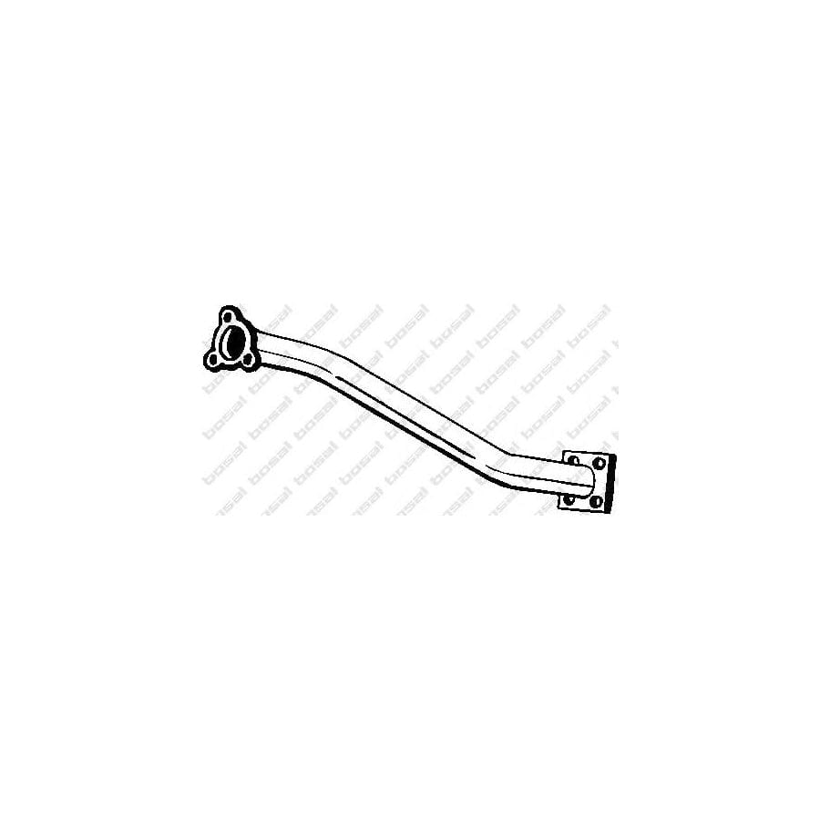 Bosal 774-348 Exhaust Pipe for Land Rover 88/109