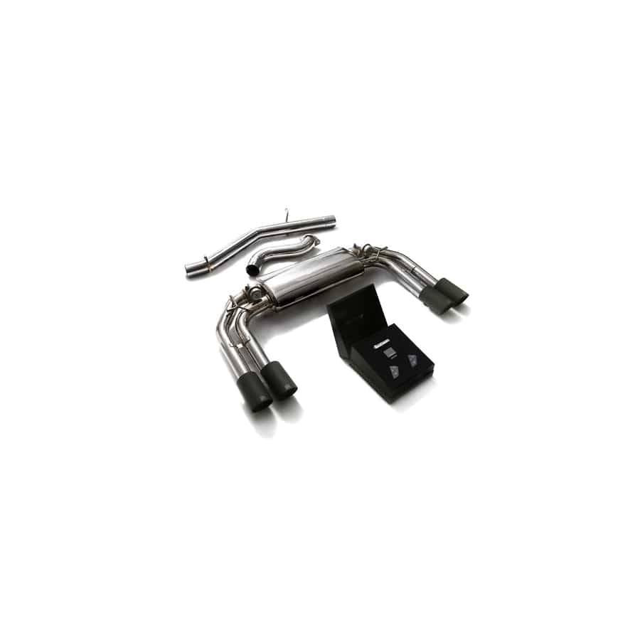 Armytrix AUVS5-QS11M Valvetronic Exhaust System Audi S3 8V 2.0 2013-2021 with Quad Matte Black 3.5"