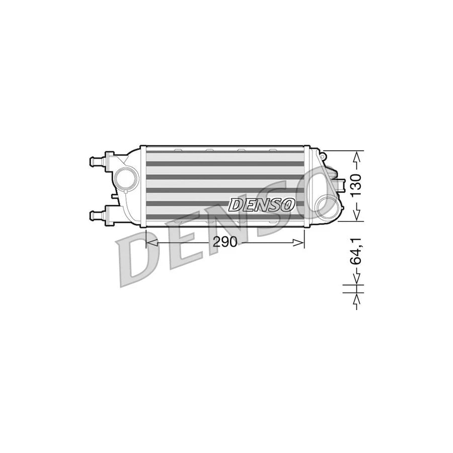 DENSO DIT13003 Intercooler for Lancia Ypsilon III (312)