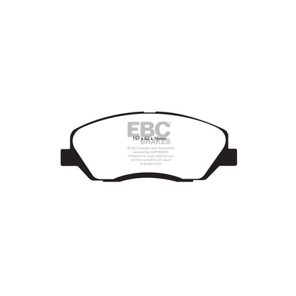 EBC DP41783R Hyundai Kia Ssangyong Yellowstuff Front Brake Pads 2 | ML Performance UK Car Parts
