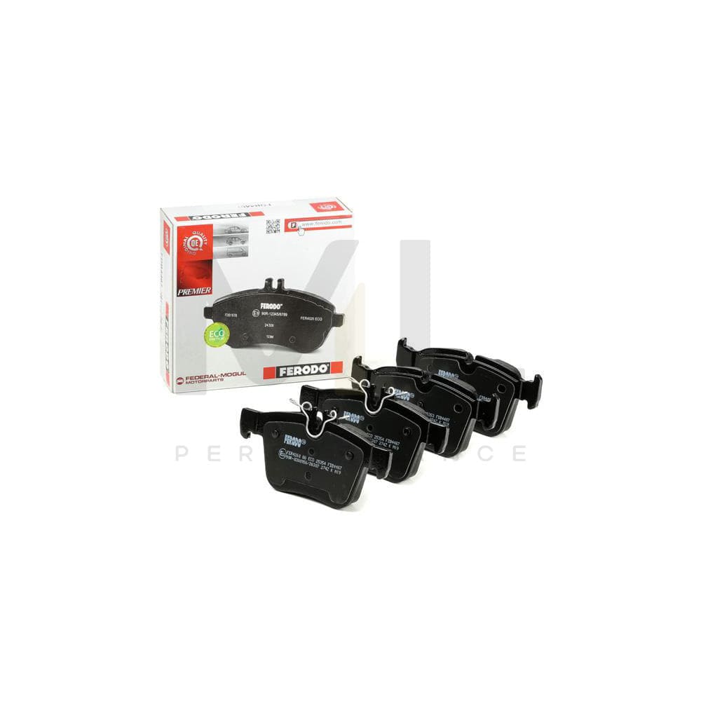 Ferodo FDB4487 Brake Pad Set Suitable for Mercedes-Benz C-Class Premier Eco Friction, Not Prepared for Wear Indicator, Without Accessories