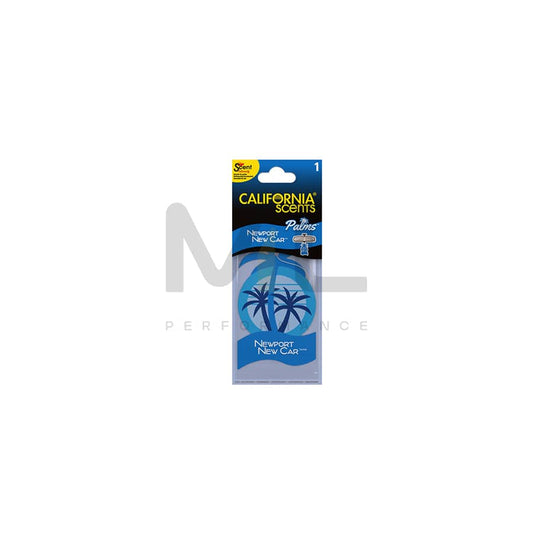 California Scents 1pc. 2D-Palm Car Air Freshener - Monterey Vanilla