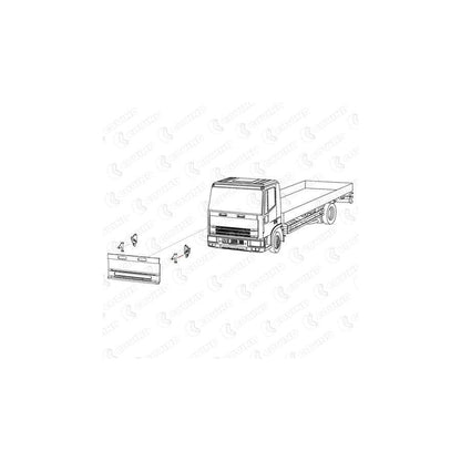 Covind 060/143 Holder, Radiator Grille
