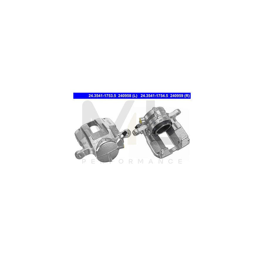 ATE 24.3541-1753.5 Brake Caliper suitable for MERCEDES-BENZ A-Class (W168) without holder