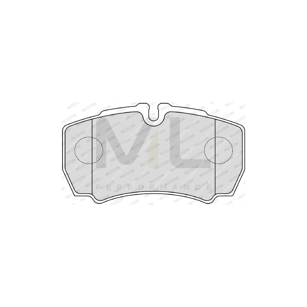 Ferodo Premier FVR4140 Brake Pad Set Prepared for Wear Indicator, With Brake Caliper Screws, With Accessories