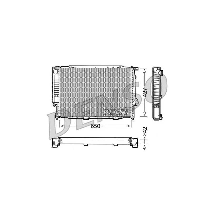 DENSO DRM05056 Engine Radiator for BMW 5 Series