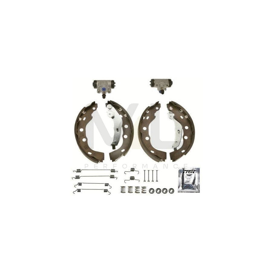 TRW Brake Kit BK2937 Brake Shoe Set for SUZUKI Swift II Hatchback (EA, MA) with wheel brake cylinder