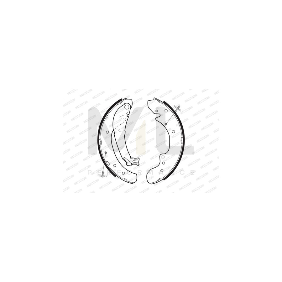 Ferodo FSB534 Brake Shoe Set Premier