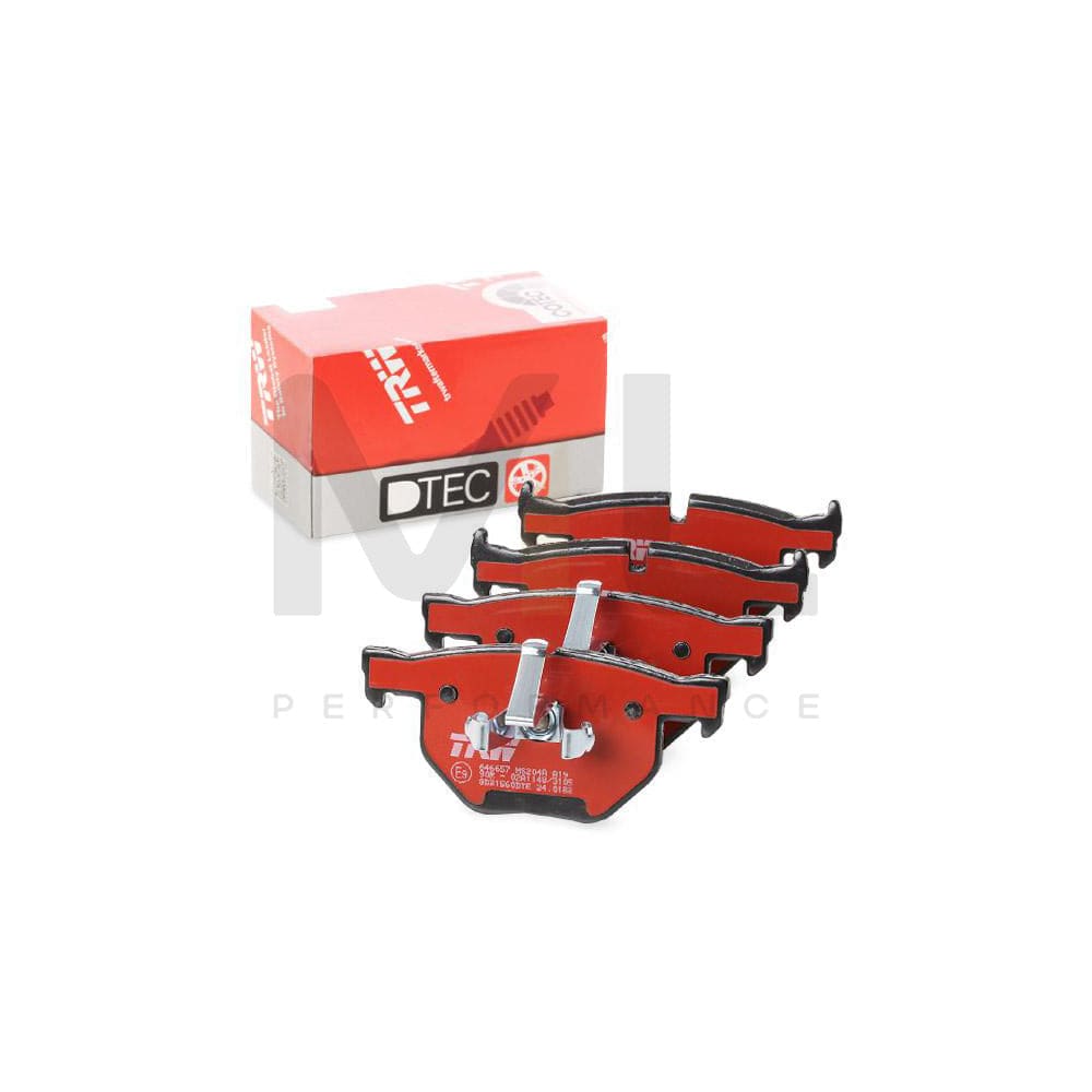 TRW Dtec Cotec Gdb1560Dte Brake Pad Set Prepared For Wear Indicator