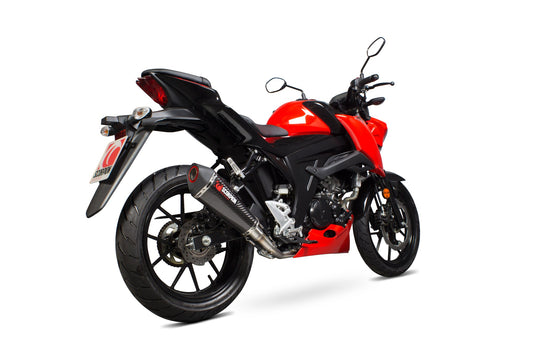 Scorpion RSI124CEO Suzuki Serket Taper Full System - Carbon Fibre Sleeve (GSX-S 125 / GSX-S 150) | ML Performance UK UK