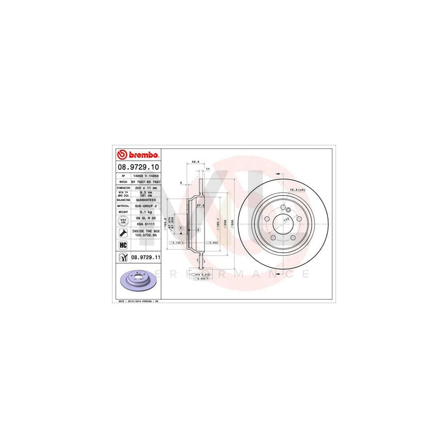 brembo-coated-disc-line-08-9729-11-brake-disc-suitable-for-mercedes-benz-s-class-saloon-w220-solid-coated-high-carbon-with-bolts-screws