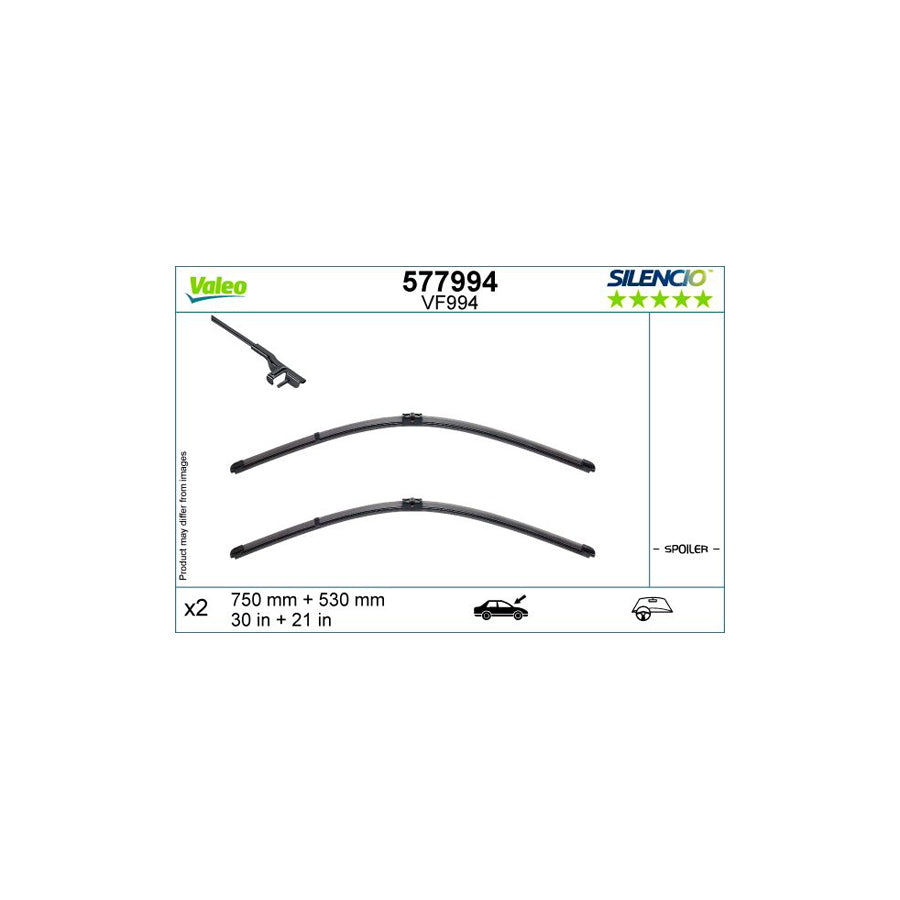 Valeo 577994 Wiper Blade For BMW I3 (I01)