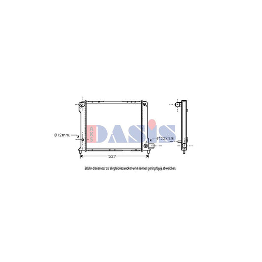 AKS Dasis 487040T Intercooler