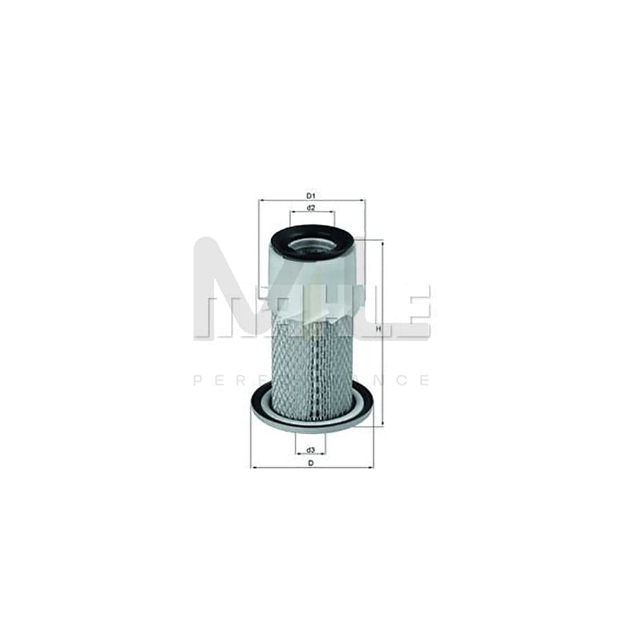 MAHLE ORIGINAL LX 1669 Air Filter Filter Insert | ML Performance Car Parts