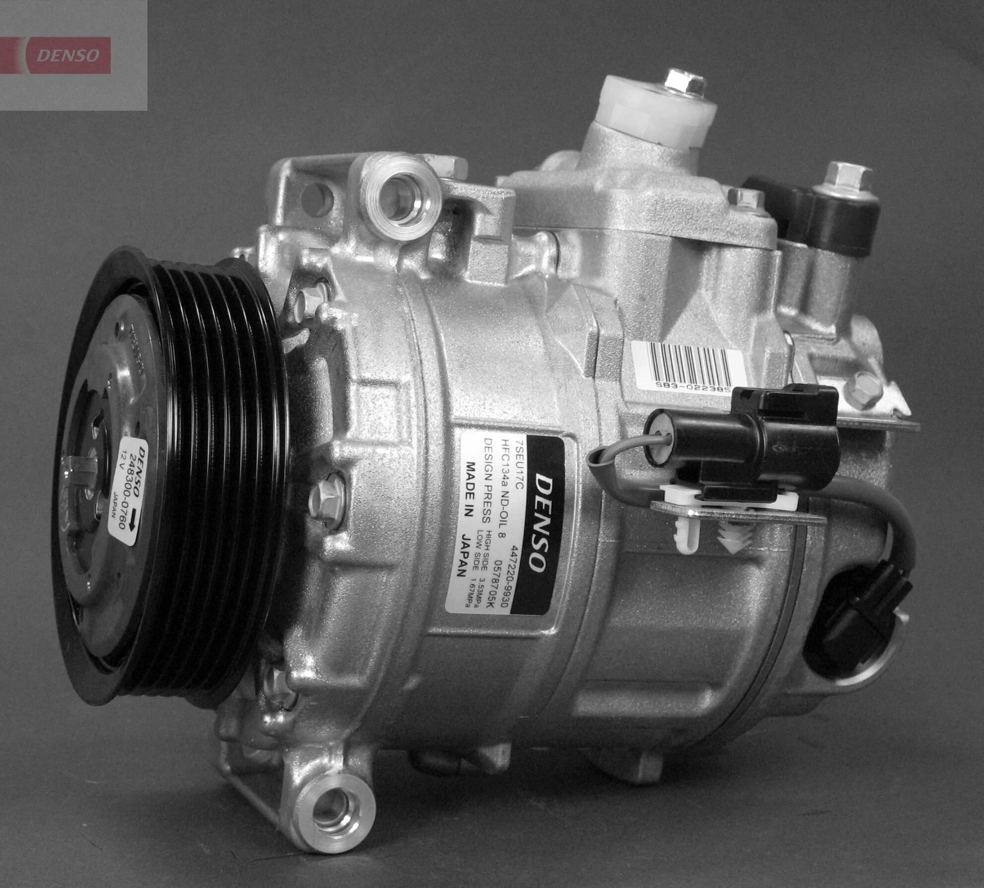 DENSO DCP14012 Compressor, Air Conditioning for Land Rover Discovery