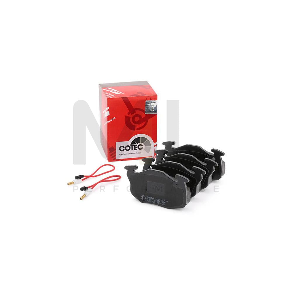TRW Cotec Gdb327 Brake Pad Set Incl. Wear Warning Contact