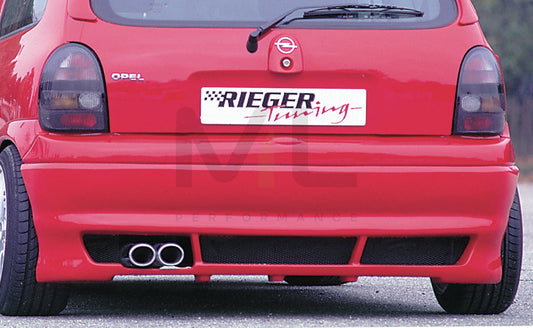 Rieger 00058815 Opel Corsa B Rear Diffuser 1 | ML Performance UK Car Parts