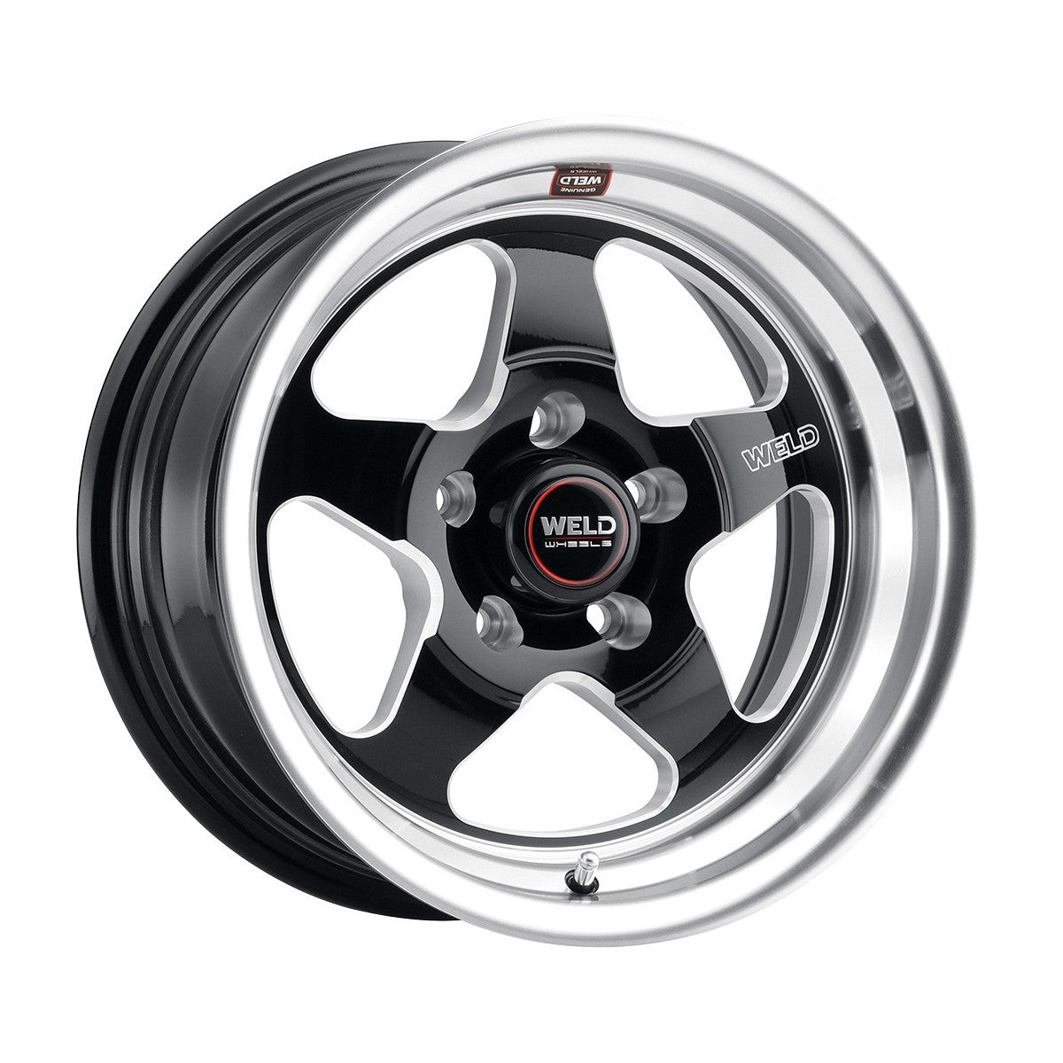 Weld S104B7063400 Ventura S104 Wheel 15x7 5x120.65 ET0 BS4 Gloss Black MIL - DIA