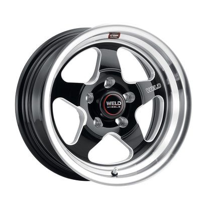 Weld S104B7063400 Ventura S104 Wheel 15x7 5x120.65 ET0 BS4 Gloss Black MIL - DIA