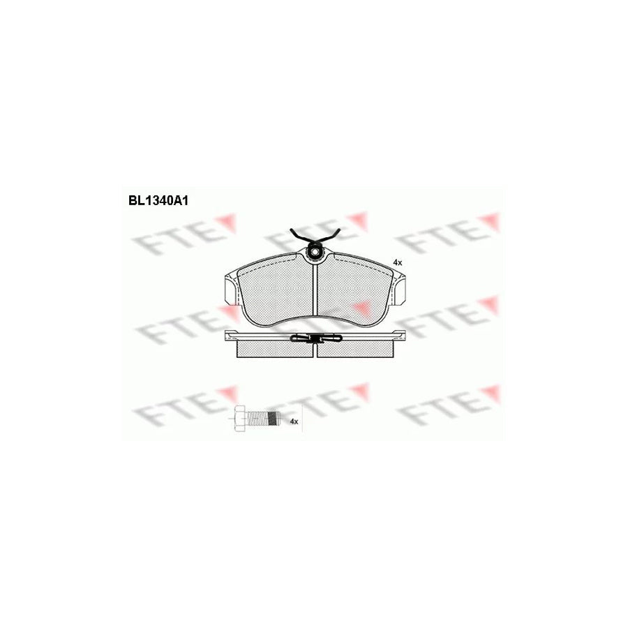 FTE Bl1340A1 Brake Pad Set