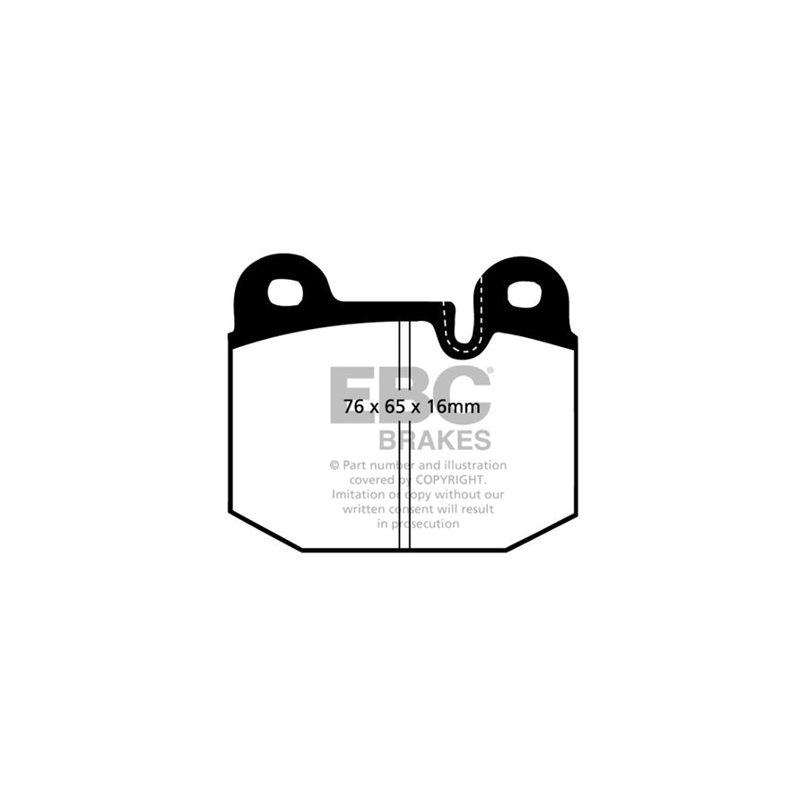 EBC DP341 BMW E21 Ultimax Front Brake Pads - ATE Caliper 2 | ML Performance UK Car Parts