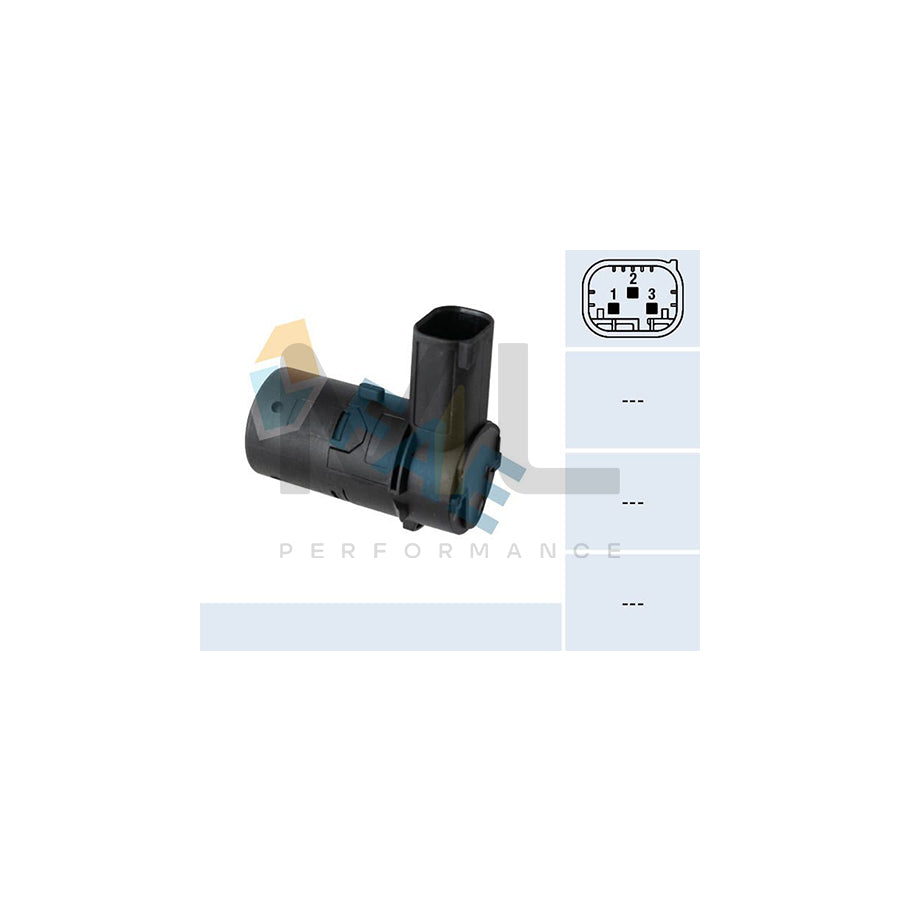 FAE 66041 Parking sensor Front, Rear, Black