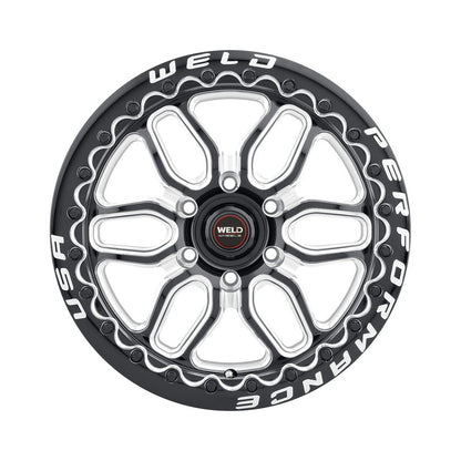 Weld S90300084P38 Laguna 6 Beadlock S903 Wheel 20x10 6x139.7 ET38 BS7 Gloss Black MIL - DIA