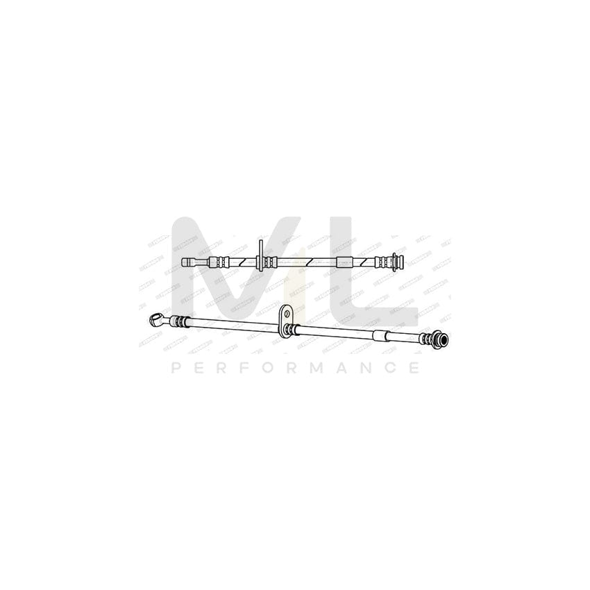 Ferodo FHY2689 Brake Hose 463mm, Ø10