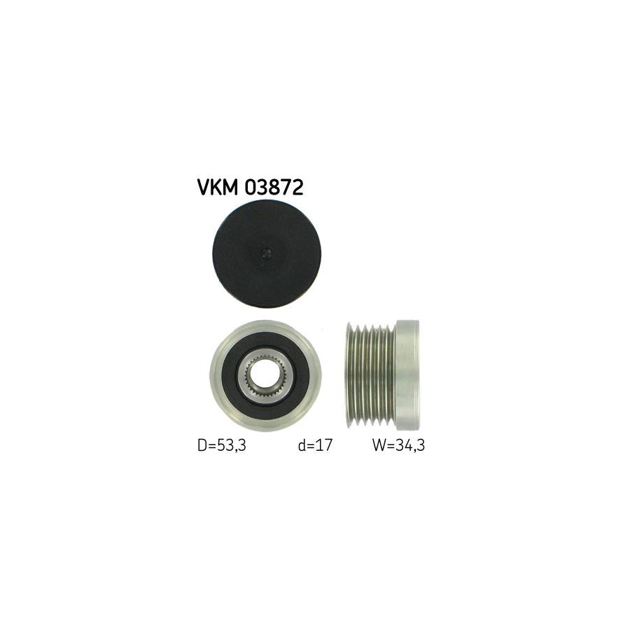 Skf Vkm 03872 Alternator Freewheel Clutch