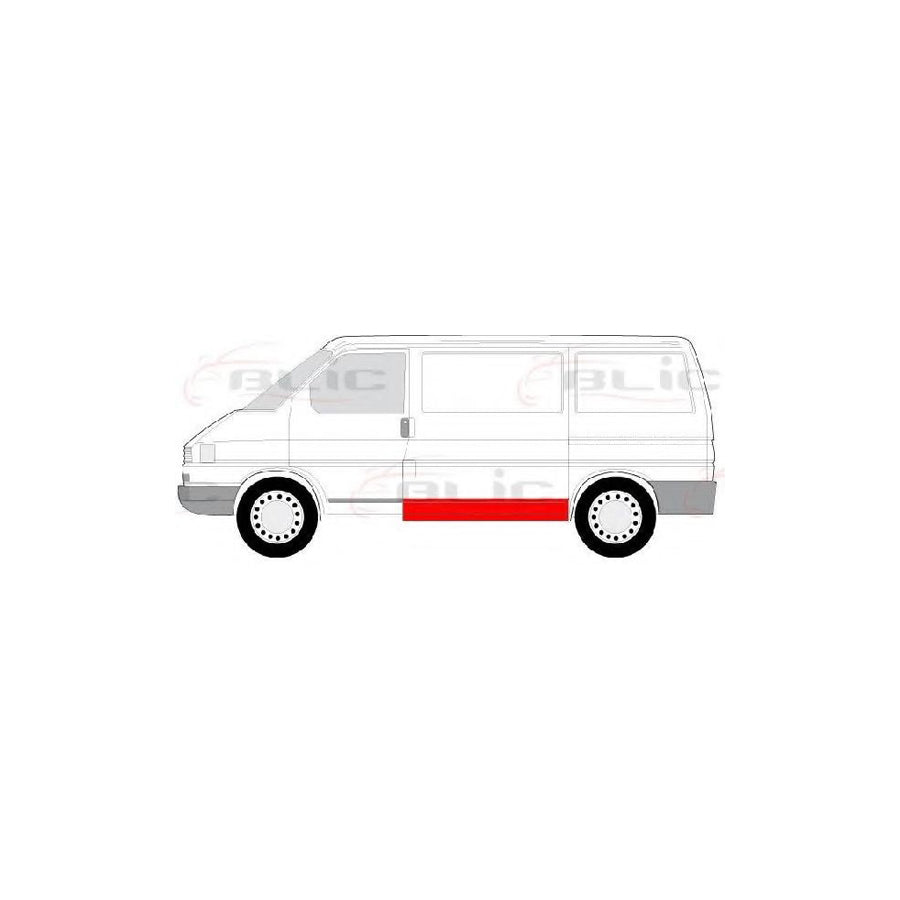 Blic 6505-06-9558001P Sidewall for VW Transporter