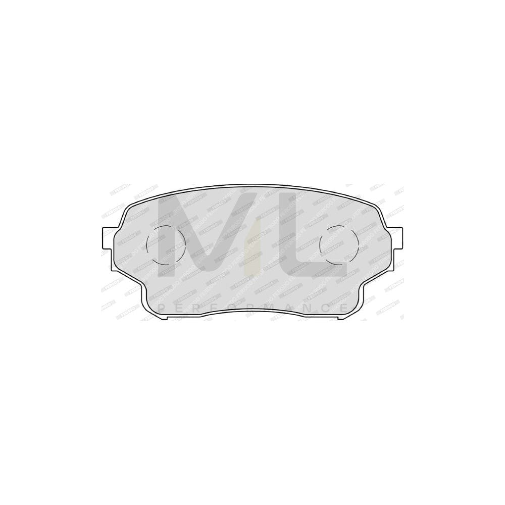 Ferodo Premier FDB4077 Brake Pad Set for Suzuki Grand Vitara With Acoustic Wear Warning, Without Accessories