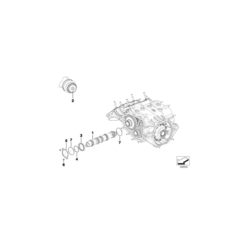 Genuine BMW 23008419628 Adjusting Plate 0,2MM (Inc. M6 GT3)